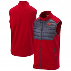 Calgary Flames Columbia Red In The Element Omni-Wick Full-Zip Vest
