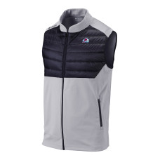 Colorado Avalanche Columbia Gray In The Element Omni-Wick Full-Zip Vest
