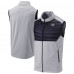 Los Angeles Kings Columbia Gray In The Element Omni-Wick Full-Zip Vest