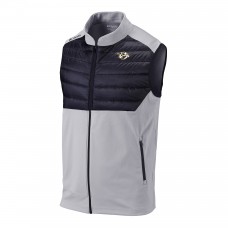 Nashville Predators Columbia Gray In The Element Omni-Wick Full-Zip Vest