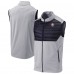 New York Islanders Columbia Gray In The Element Omni-Wick Full-Zip Vest New York Islanders Columbia Gray In The Element Omni-Wick Full-Zip Vest