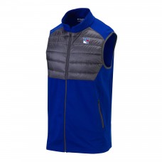 New York Rangers Columbia Blue In The Element Omni-Wick Full-Zip Vest