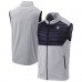 New York Rangers Columbia Gray In The Element Omni-Wick Full-Zip Vest