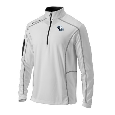 Utah Mammoth Columbia White Omni-Wick Shotgun Pullover