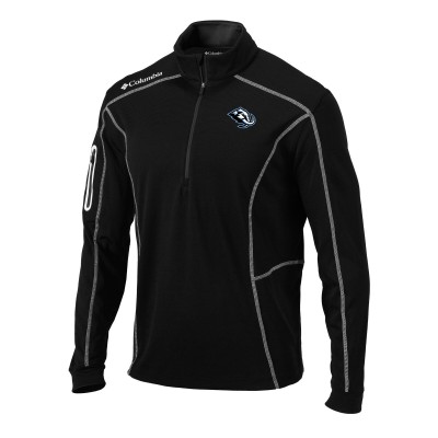 Utah Mammoth Columbia Black Omni-Wick Shotgun Pullover