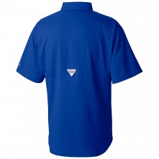 Рубашка с коротким рукавом Edmonton Oilers Columbia Royal Tamiami Omni-Wick