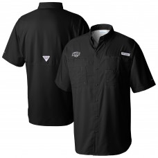 Los Angeles Kings Columbia Black Tamiami Short Sleeve Omni-Wick Button-Down Shirt