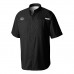 Los Angeles Kings Columbia Black Tamiami Short Sleeve Omni-Wick Button-Down Shirt