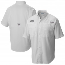 Los Angeles Kings Columbia White Tamiami Short Sleeve Omni-Wick Button-Down Shirt