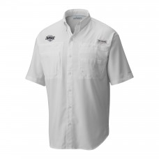 Los Angeles Kings Columbia White Tamiami Short Sleeve Omni-Wick Button-Down Shirt