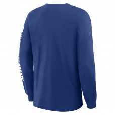 Toronto Maple Leafs Fanatics Blue Goal Crease Legacy Long Sleeve T-Shirt