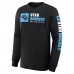 Utah Mammoth Fanatics Black Goal Crease Legacy Long Sleeve T-Shirt