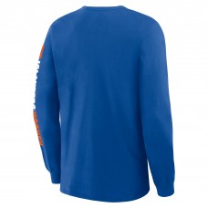New York Islanders Fanatics Royal Goal Crease Legacy Long Sleeve T-Shirt