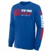 New York Rangers Fanatics Blue Goal Crease Legacy Long Sleeve T-Shirt