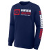 Футболка с длинным рукавом Montreal Canadiens Fanatics Navy Goal Crease Legacy