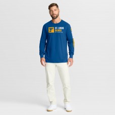 St. Louis Blues Fanatics Blue Goal Crease Legacy Long Sleeve T-Shirt