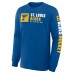 St. Louis Blues Fanatics Blue Goal Crease Legacy Long Sleeve T-Shirt