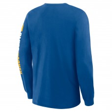 St. Louis Blues Fanatics Blue Goal Crease Legacy Long Sleeve T-Shirt