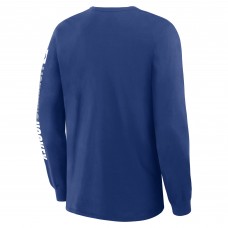 Tampa Bay Lightning Fanatics Blue Goal Crease Legacy Long Sleeve T-Shirt Tampa Bay Lightning Fanatics Blue Goal Crease Legacy Long Sleeve T-Shirt