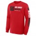 New Jersey Devils Fanatics Red Goal Crease Legacy Long Sleeve T-Shirt
