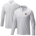Ottawa Senators Columbia White Terminal Tackle Omni-Wick Raglan Quarter-Zip Top