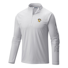 Пуловер Pittsburgh Penguins Columbia White Terminal Tackle Omni-Wick Raglan Пуловер Pittsburgh Penguins Columbia White Terminal Tackle Omni-Wick Raglan