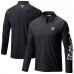 Pittsburgh Penguins Columbia Black Terminal Tackle Omni-Wick Raglan Quarter-Zip Top
