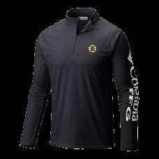 Пуловер Boston Bruins Columbia Black Terminal Tackle Omni-Wick Raglan
