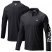 Dallas Stars Columbia Black Terminal Tackle Omni-Wick Raglan Quarter-Zip Top