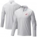 Detroit Red Wings Columbia White Terminal Tackle Omni-Wick Raglan Quarter-Zip Top Detroit Red Wings Columbia White Terminal Tackle Omni-Wick Raglan Quarter-Zip Top