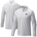 Columbus Blue Jackets Columbia White Terminal Tackle Omni-Wick Raglan Quarter-Zip Top