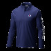 Кофта на короткой молнии Colorado Avalanche Columbia Navy Terminal Tackle Omni-Wick Raglan