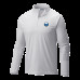 Buffalo Sabres Columbia White Terminal Tackle Omni-Wick Raglan Quarter-Zip Top
