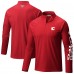 Calgary Flames Columbia Red Terminal Tackle Omni-Wick Raglan Quarter-Zip Top