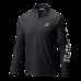 Carolina Hurricanes Columbia Black Terminal Tackle Omni-Wick Raglan Quarter-Zip Top