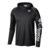 Толстовка Los Angeles Kings Columbia Black Terminal Tackle Omni-Shade Raglan