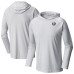 New York Islanders Columbia White Terminal Tackle Omni-Shade Raglan Pullover Hoodie