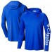 St. Louis Blues Columbia Blue Terminal Tackle Omni-Shade Raglan Pullover Hoodie