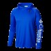 St. Louis Blues Columbia Blue Terminal Tackle Omni-Shade Raglan Pullover Hoodie