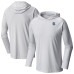 Seattle Kraken Columbia White Terminal Tackle Omni-Shade Raglan Pullover Hoodie