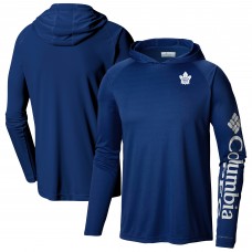 Толстовка Toronto Maple Leafs Columbia Navy Terminal Tackle Omni-Shade Raglan Толстовка Toronto Maple Leafs Columbia Navy Terminal Tackle Omni-Shade Raglan