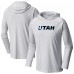 Толстовка Utah Hockey Club Columbia White Terminal Tackle Omni-Shade Raglan