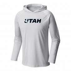 Толстовка Utah Hockey Club Columbia White Terminal Tackle Omni-Shade Raglan