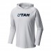 Толстовка Utah Hockey Club Columbia White Terminal Tackle Omni-Shade Raglan