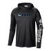 Толстовка Utah Mammoth Columbia Black Terminal Tackle Omni-Shade Raglan