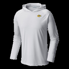 Толстовка Buffalo Sabres Columbia White Terminal Tackle Omni-Shade Raglan