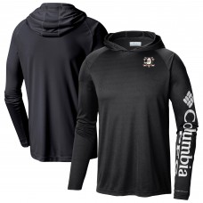 Толстовка Anaheim Ducks Columbia Black Terminal Tackle Omni-Shade Raglan
