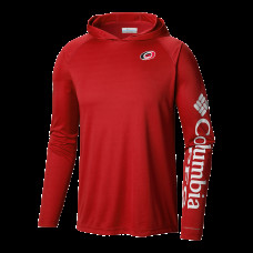Толстовка Carolina Hurricanes Columbia Red Terminal Tackle Omni-Shade Raglan Толстовка Carolina Hurricanes Columbia Red Terminal Tackle Omni-Shade Raglan