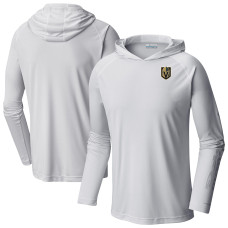 Толстовка Vegas Golden Knights Columbia White Terminal Tackle Omni-Shade Raglan