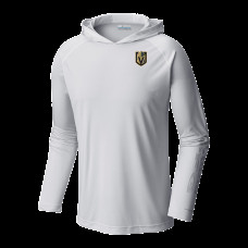 Толстовка Vegas Golden Knights Columbia White Terminal Tackle Omni-Shade Raglan